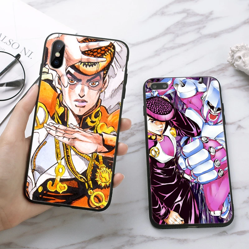 JoJo странные приключения популярный изготовленный на заказ силиконовый чехол для