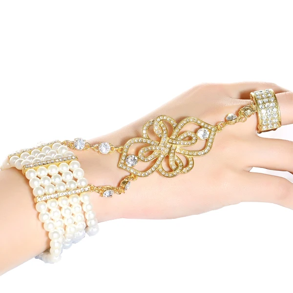 9 видов дизайна по желанию жемчужиной эластичный браслет с украшением в виде