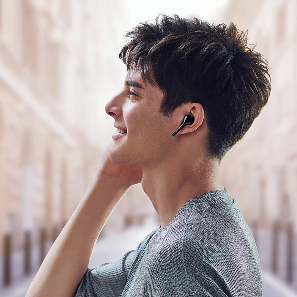 HUAWEI FreeBuds Lite Беспроводной Bluetooth наушники-вкладыши дважды щелкните стерео эффект Разделение каналов с зарядным устройством