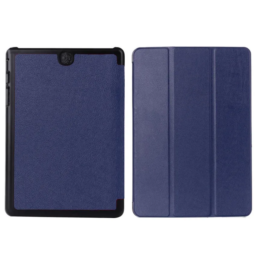 Тонкий чехол для samsung Galaxy Tab A 9,7 SM-T550 SM-T555 SM-P550 SM-P555 9," планшетный Стенд кожаный чехол для samsung Galaxy Tab A 9,7 чехол - Цвет: Dark Blue