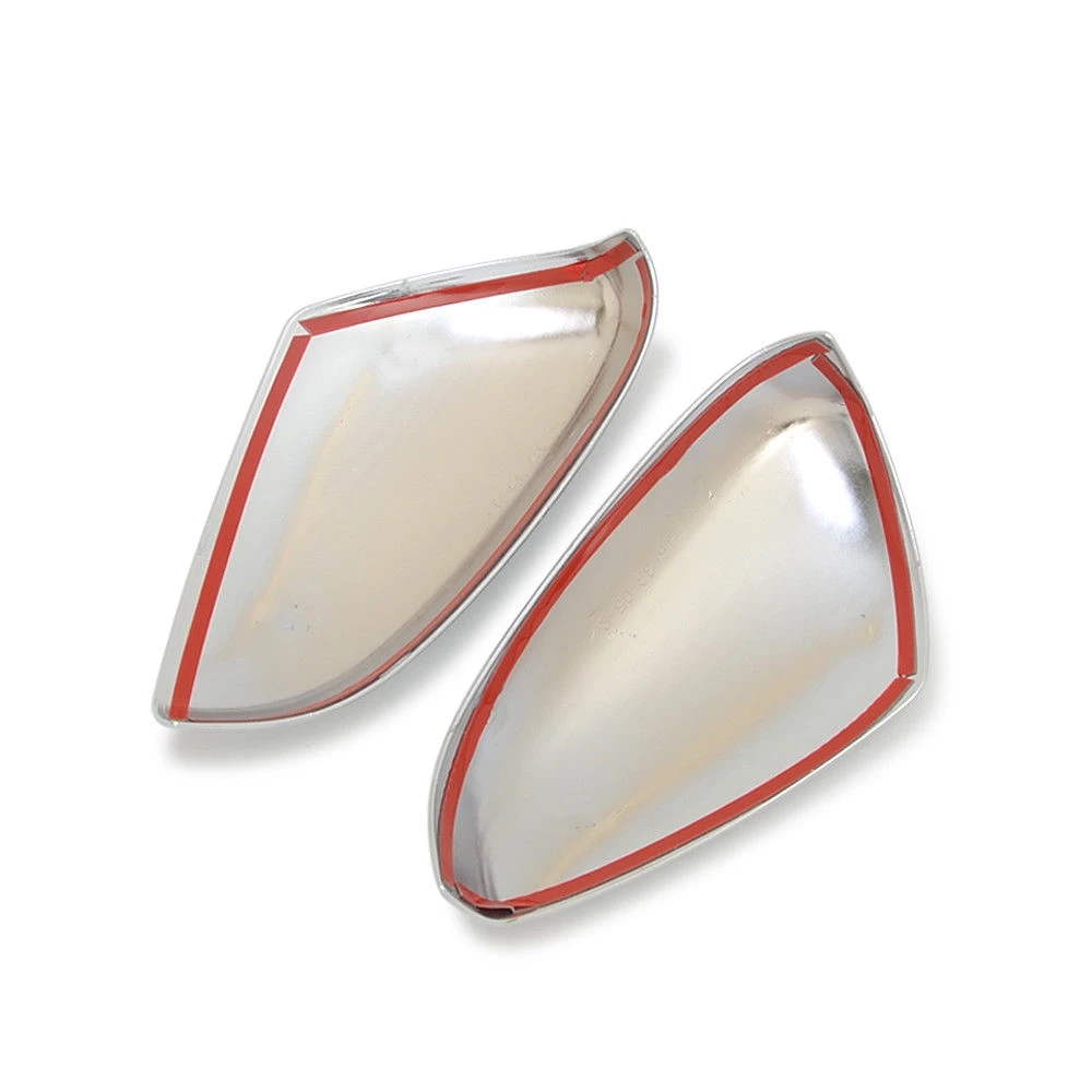 2 шт./компл. хромированные чехлы на дверные зеркала заднего вида из АБС пластика