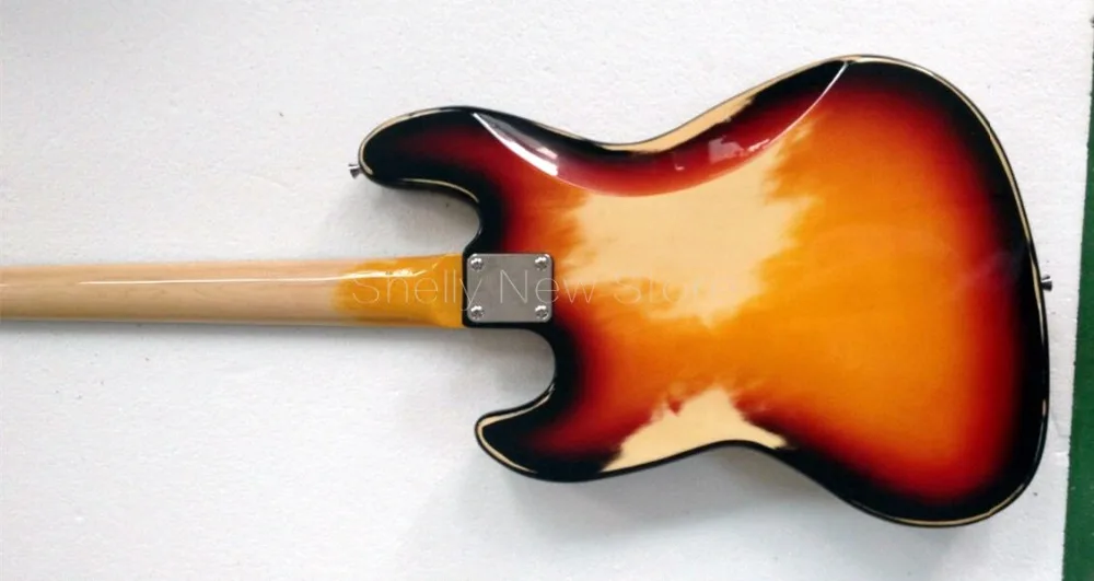 Shelly магазин фабрика на заказ старый б/у vintag fade relic bass ebony fretless jaco pastoruis tribute джазовый Электрический бас-гитара