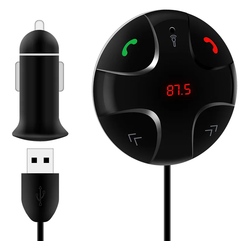Fm передатчик модулятор автомобильный комплект bluetooth handfree car kit mp3-плеер аудио sd tf