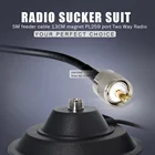 Аксессуары для рации 5 м фидерный кабель 13 см Магнитный порт PL259 двухстороннее радио Магнитное основание для антенны для автомобильного радио