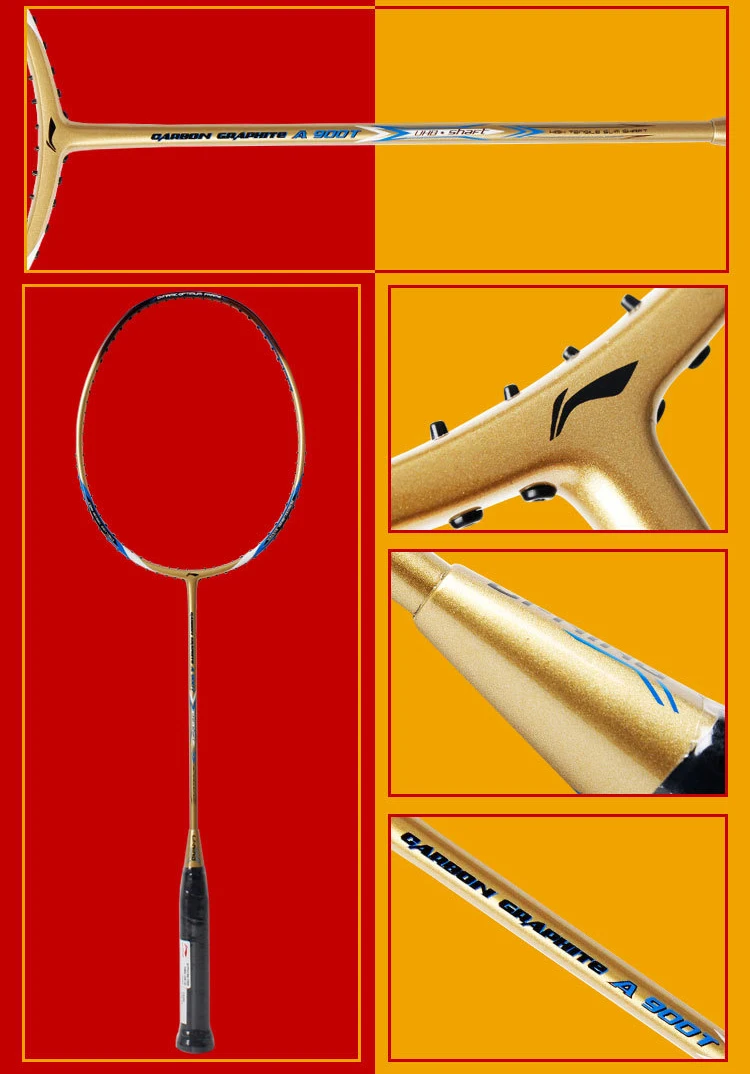 Li Ning A900T ракетка для бадминтона из углеродного волокна для начинающих