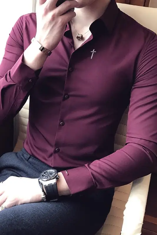 Новинка Весна 2018 рубашка с длинными рукавами модная трендовая Корейская