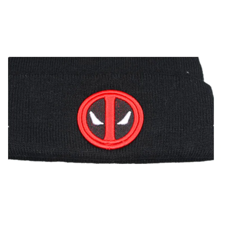 Новая популярная мужская и женская зимняя теплая шапка бини Дэдпул Кепка с
