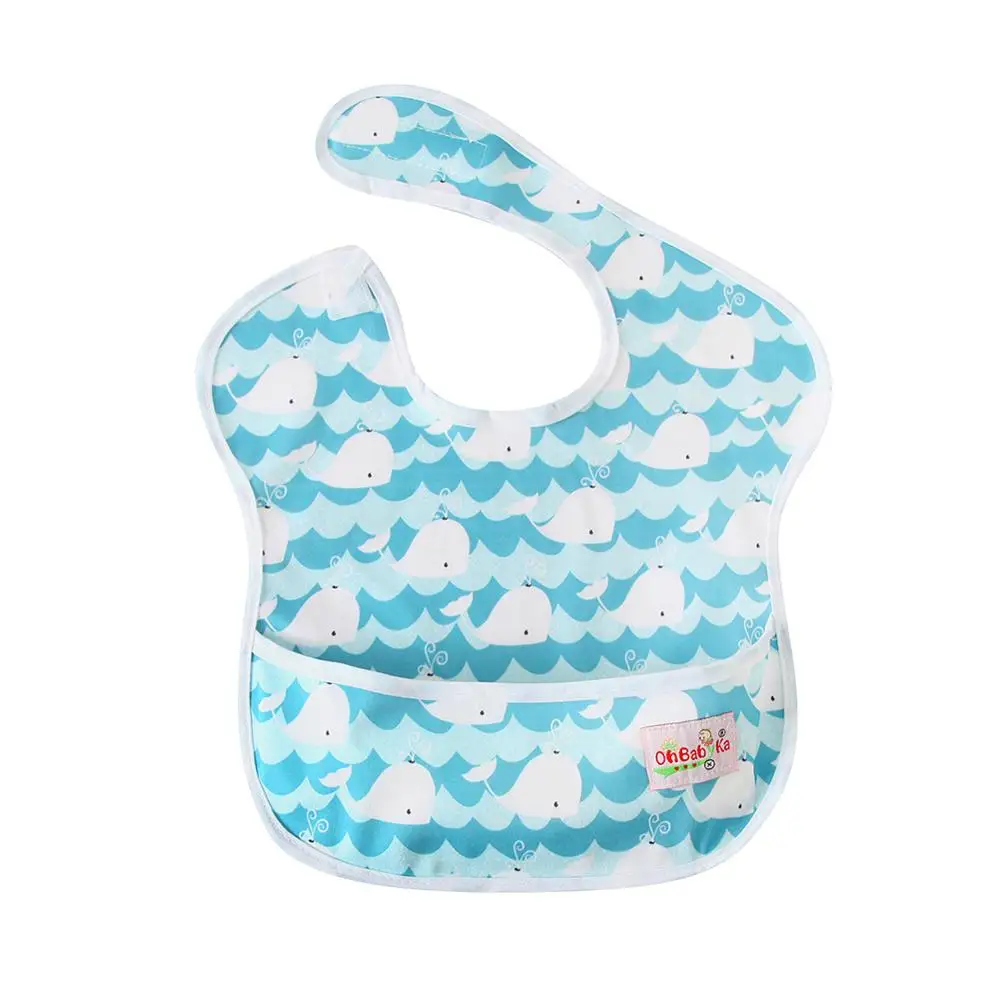 Ohbabyka водонепроницаемый детский нагрудник малыша фартук одежда для кормления