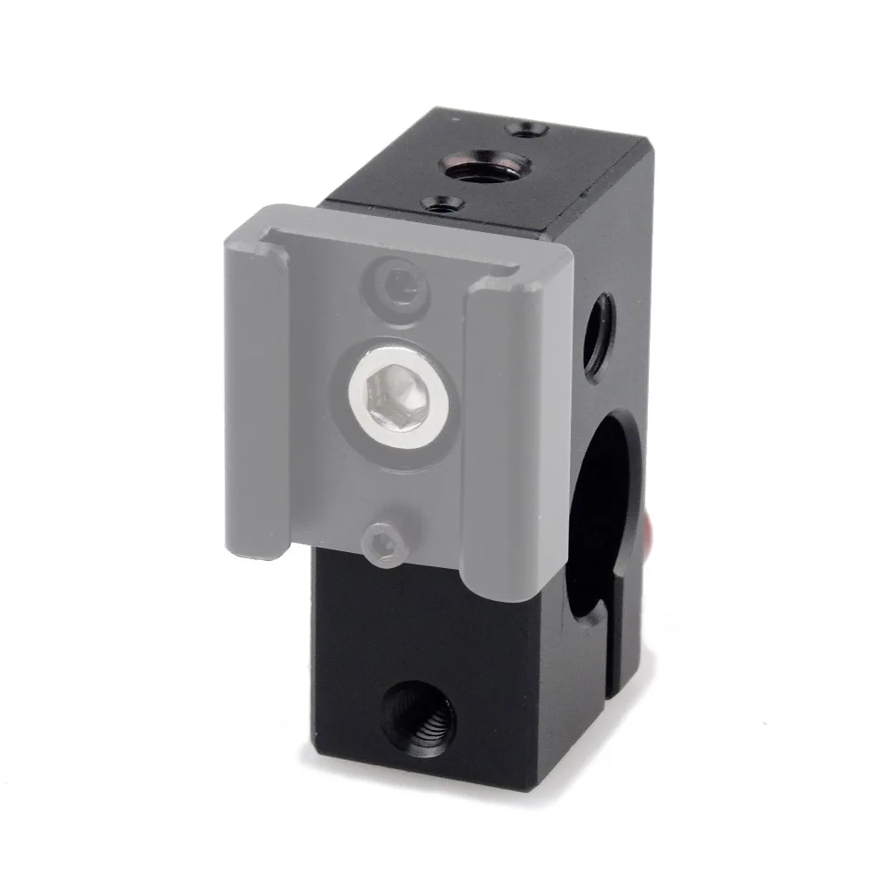 MAGICRIG стержневой зажим 15 мм рельсовый с резьбой 1/4 &quot 20 красная ручка для DSLR