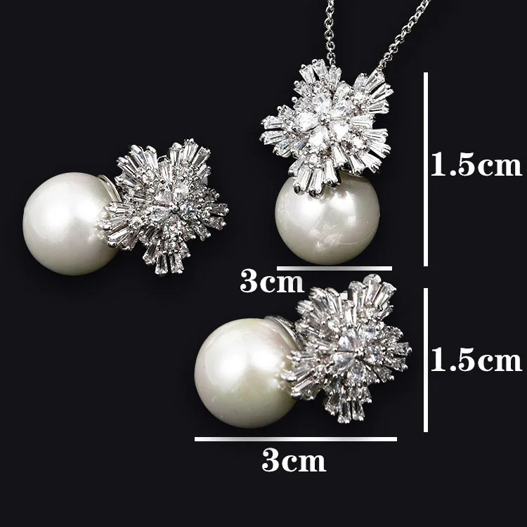 Ожерелье с подвеской в виде снежинки фианитом AAA +|necklace jewelry|brand jewelrydesigner jewelry |
