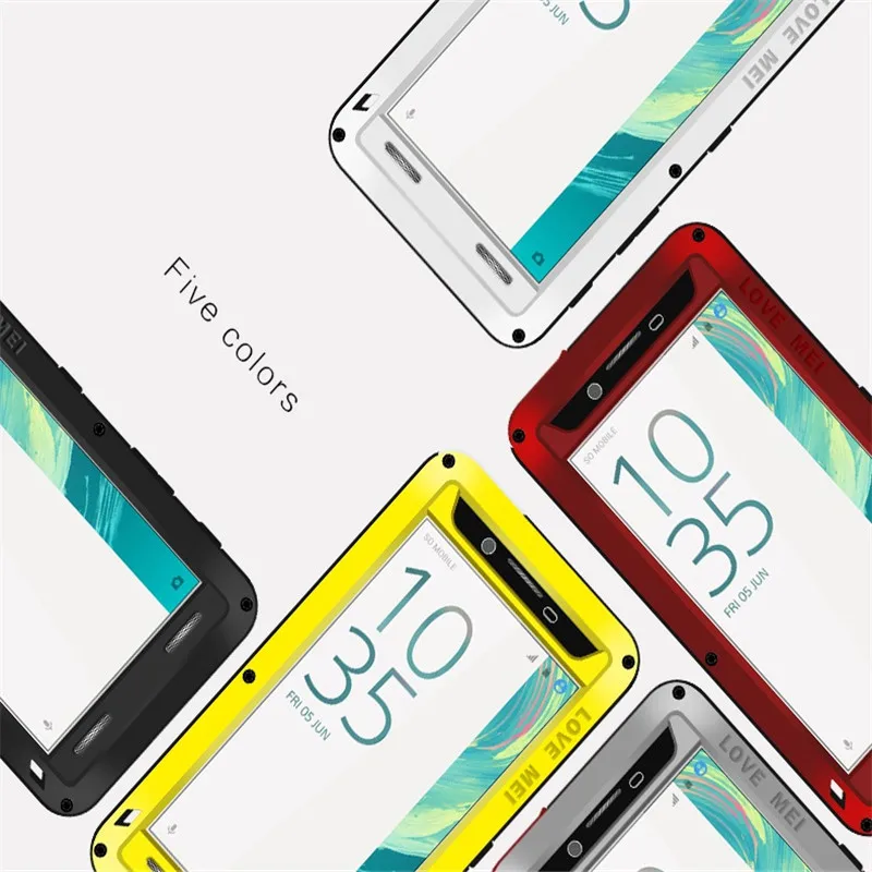 

LOVE MEI for Sony Xperia X F5122 F5121 Shell Shockproof Dropproof Dustproof Protection Case for Sony XperiaX Phone Covers