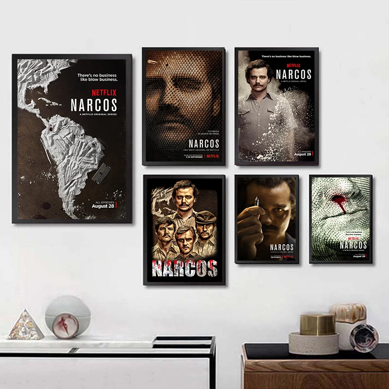 Сезон наркос плакаты высокой четкости наклейки на стену украшение дома для