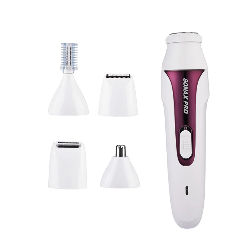 5 в 1 многофункциональная бритва для женщин Бритва удаления волос носу ушах