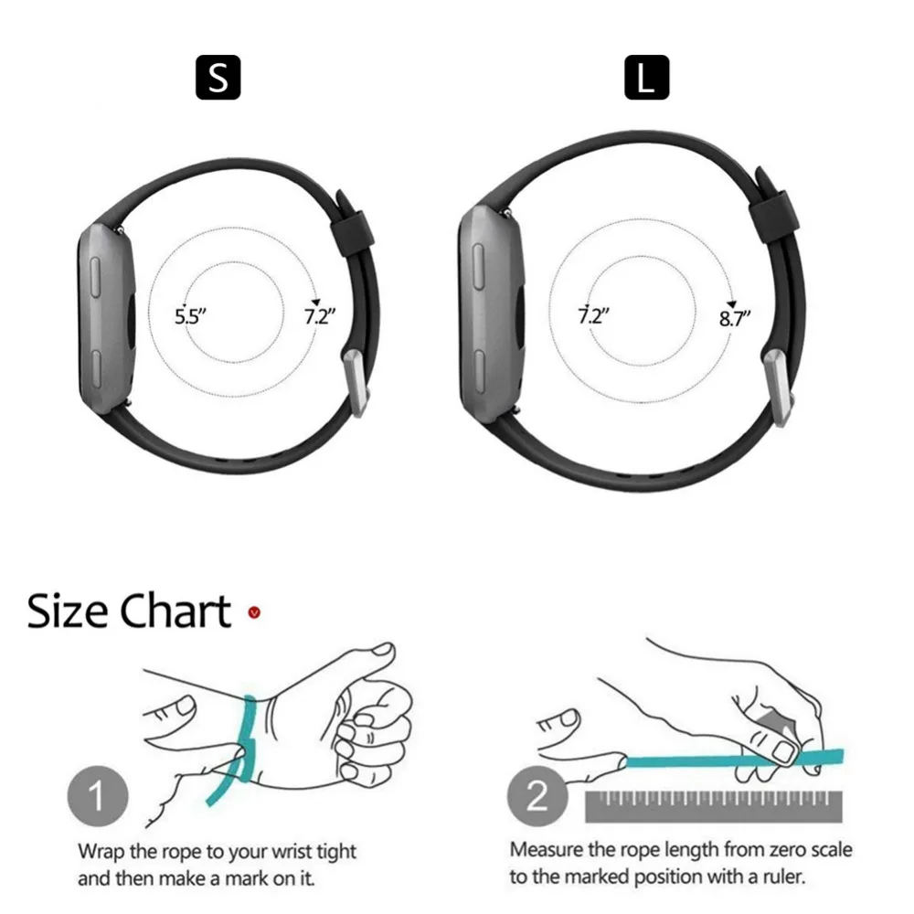 Силиконовый ремешок для часов versa Воздухопроницаемый браслет Smartband сменный