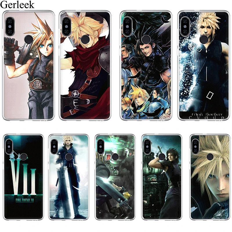 Чехол для телефона Final Fantasy VII FF7 чехол Xiaomi Mi 6 8 Lite SE A1 A2 5X 6X Mix 2S F1 Shell|Чехлы-накладки| |