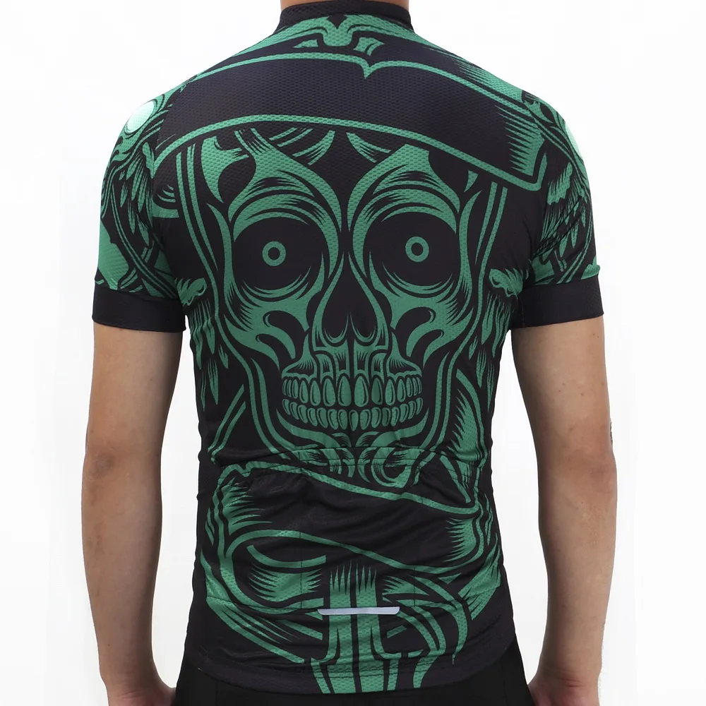 Бренд зеленый человеческий скелет гоночный велосипед одежда для велоспорта Pro Team