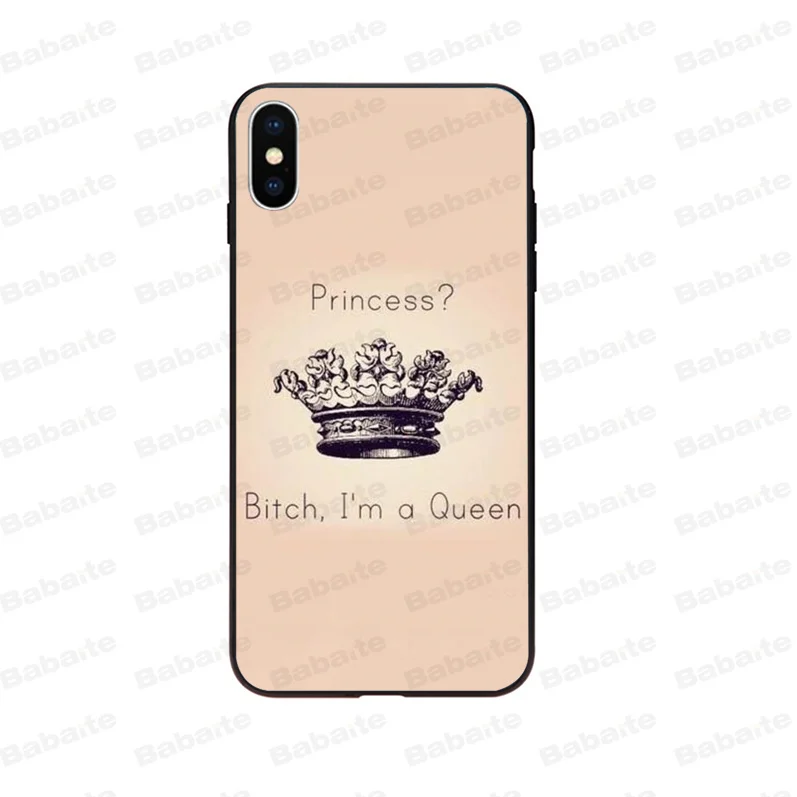 Babaite I'M NOT ALWAYS A BITCH Новинка Fundas чехол для телефона iPhone 8 7 6 6S Plus 5 5S SE XR X XS MAX Coque