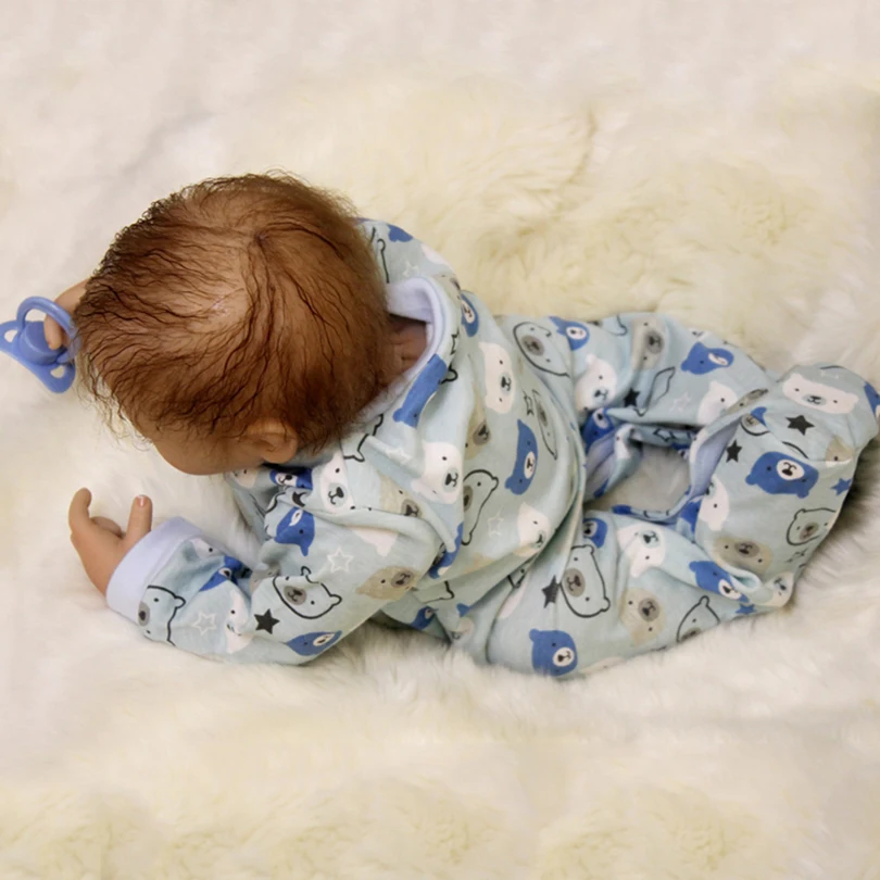 50 см силиконовые куклы reborn baby Sleeping Boy распродажа дешевые виниловые для