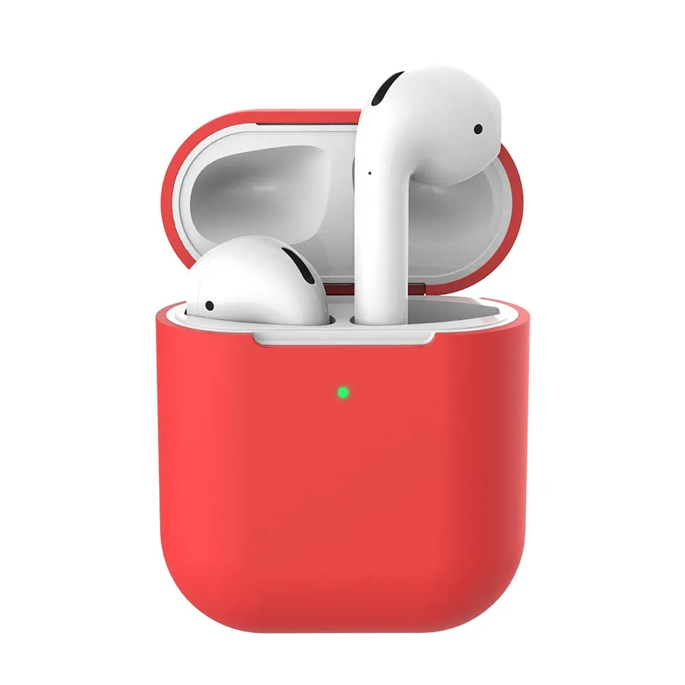 4 VAORLO силиконовый чехол для Apple AirPods2 TWS наушники i20 i30 i60 i10 водонепроницаемый противоударный мягкий защитный чехол Аксессуары для кожи - Цвет: 4