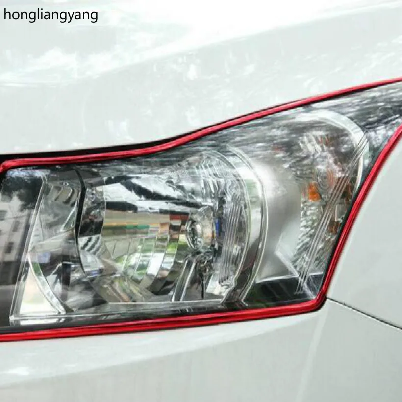 

diy universal SUV sedan Hatchback car headlight Tail lights Radiator Grills Fog lamp Hub Chrome decoration with Strong glue