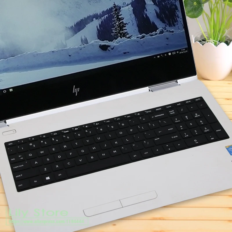 Для HP Pavilion 15-cc715TX/cc716TX/cc725TX/cc726TX/X360 15-BR001TX 2017 15 6 дюйма Защитная крышка для клавиатуры