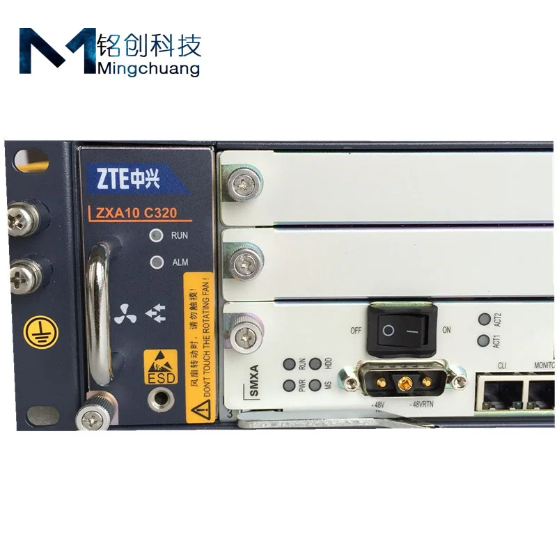 Оригинальное оптическое линейный терминал оборудование ZTE ZXA10 C320 OLT с 1 * карта SXMA