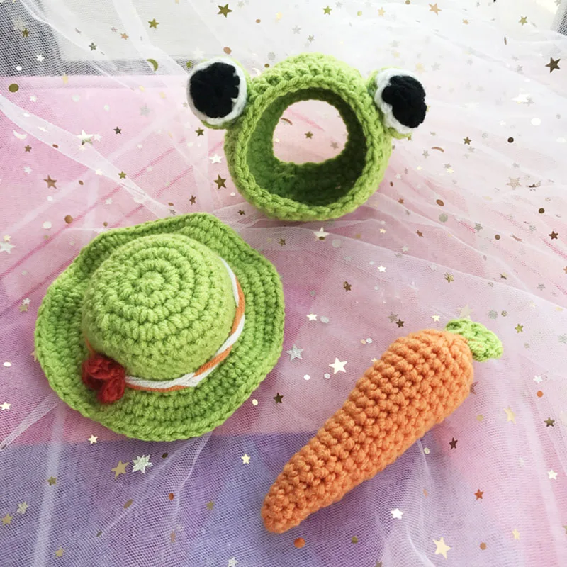 Cateleya Travel frog bjd doll 1/4 1/6 hat carrot headgear accessories Free Shipping | Игрушки и хобби