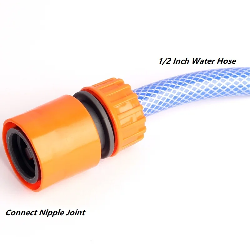 NuoNuoWell G 1/2'' Orange Water Hose Connector Tubing Fittings New ABS Material Garden Watering Irrigation Accessories Part | Дом и