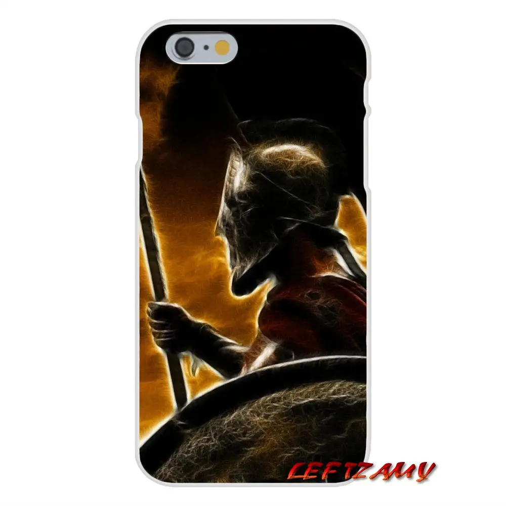 Для iPhone X XR XS MAX 4 4S 5 5S 5C SE 6 S 7 8 Plus ipod touch Spartan 300 Warrior аксессуары для фильмов чехлы