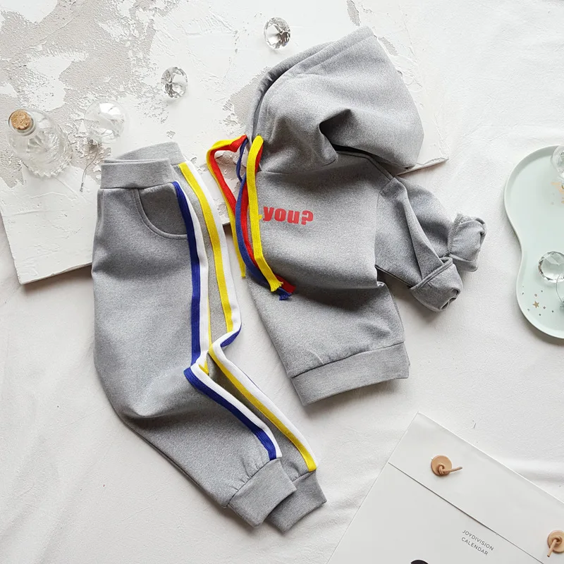 Girls Tracksuits 2 pieces Sport Sets age 3 4 5 6 8 9 10 12 years Teenage Clothes Boys | Детская одежда и обувь