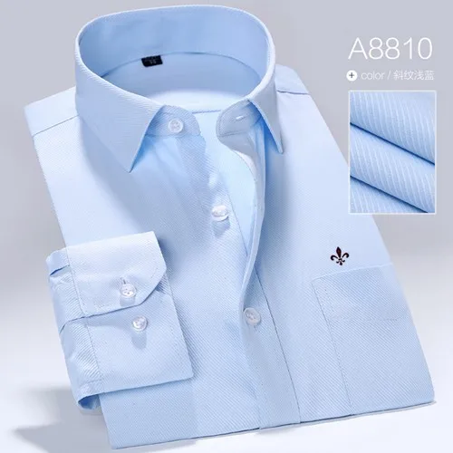 Dudalina Camisa мужские рубашки Мужская рубашка с длинными рукавами брендовая одежда Повседневная приталенная Camisa Social Masculina Chemise Homme - Цвет: XYX-A8810XBLUE