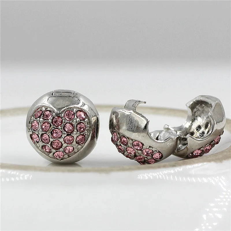 Подвеска для браслетов pandora из Безопасность Клипсы бисера фиксаторы уход за