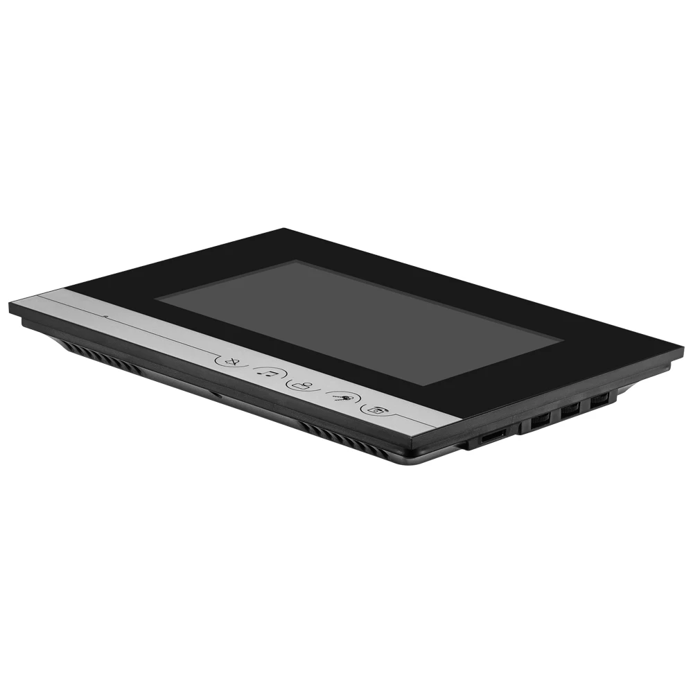 7 дюймовый цветной проводной видеодомофон TFT система RFID доступа 2 монитора камера