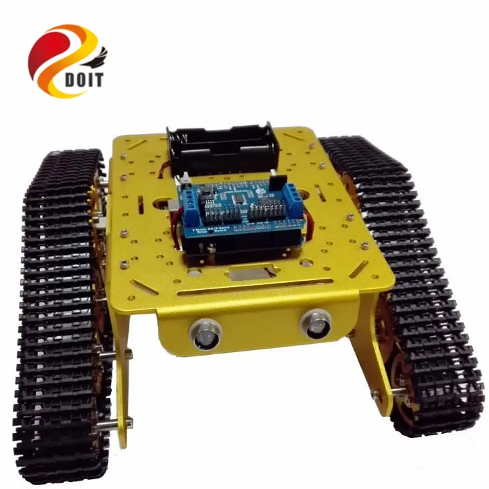 DOIT беспроводной WiFi RC металлический бак T300 от ESPduino Development Kit совместим с Arduino DIY Toy |