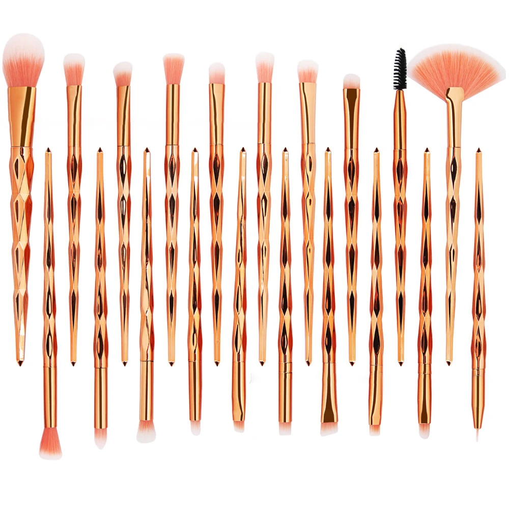 20 Pcs diamond handle eye makeup brush brushes make up set MA2003 | Красота и здоровье