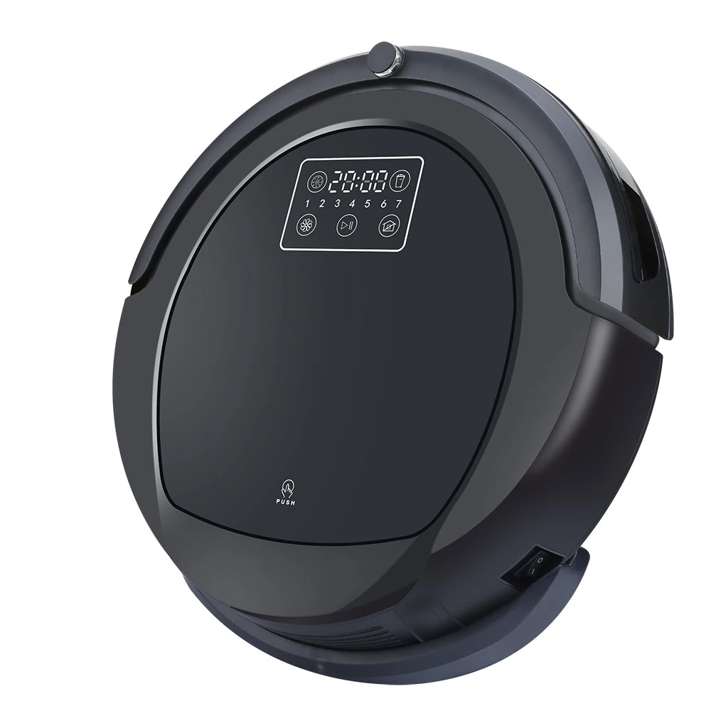 Free shipping Russia robot vacuum cleaner 2D map navigation APP-WI-FI floor dry wet mop mini AUTO sweeper | Бытовая техника