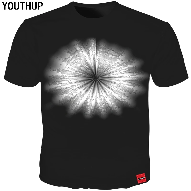 

YOUTHUP, 2020, новый дизайн, летняя футболка для мужчин с апертурой, 5XL, Мужская футболка, Harajuku, крутая футболка, хип-хоп, 3d, черная футболка