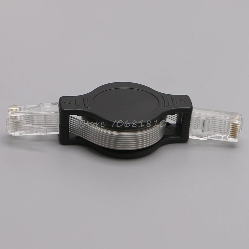 Выдвижной CAT5e RJ45 Интернет Ethernet сеть LAN модем маршрутизатор кабель Большая