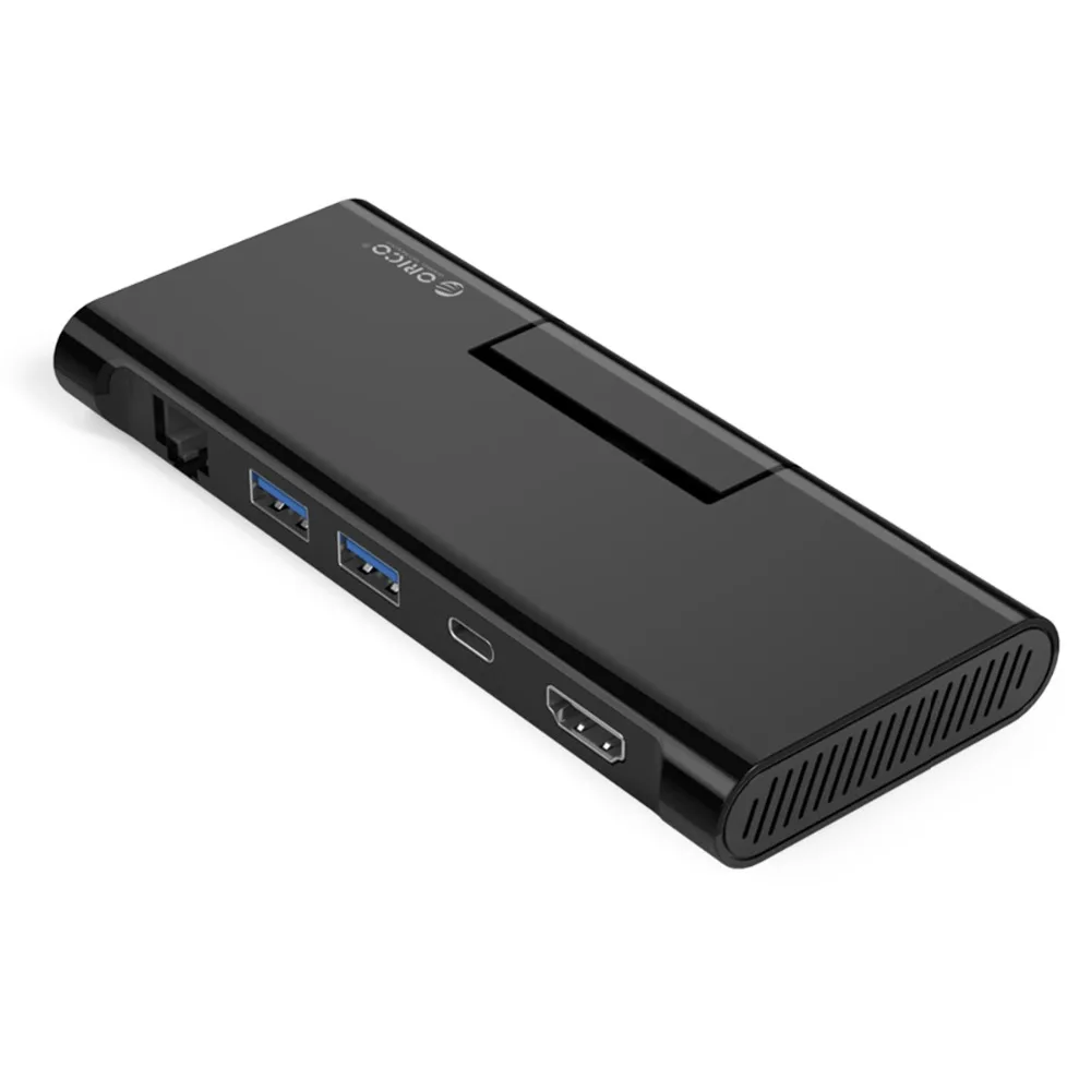 Док-станция ORICO Type C с зарядным устройством для телефона USB к HDMI RJ45 USB3.0