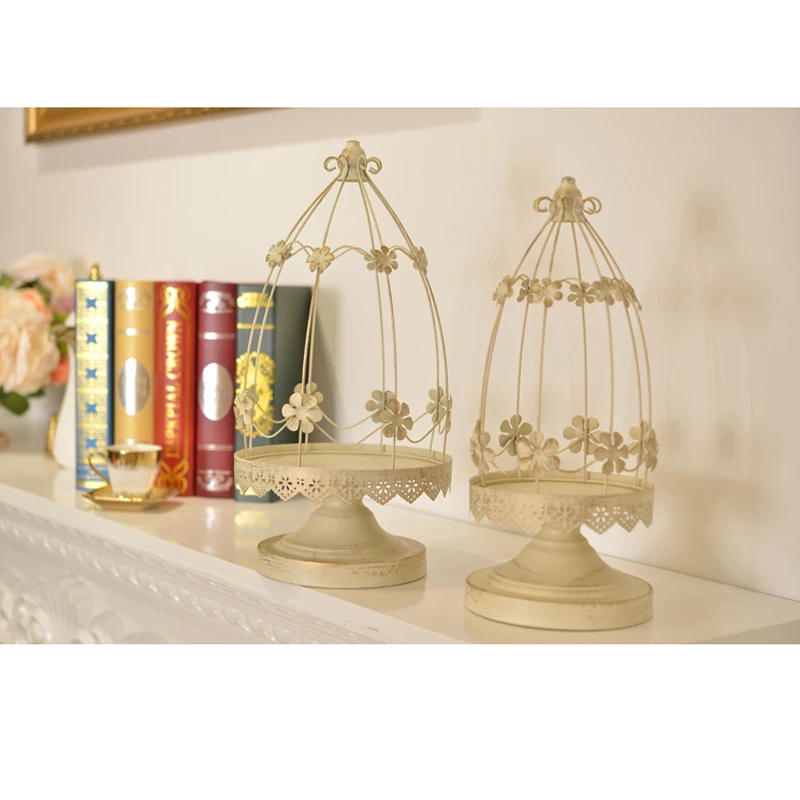 Мода L размер Сливовый цветок подсвечник Железный анти Белый Стенд Свадебный