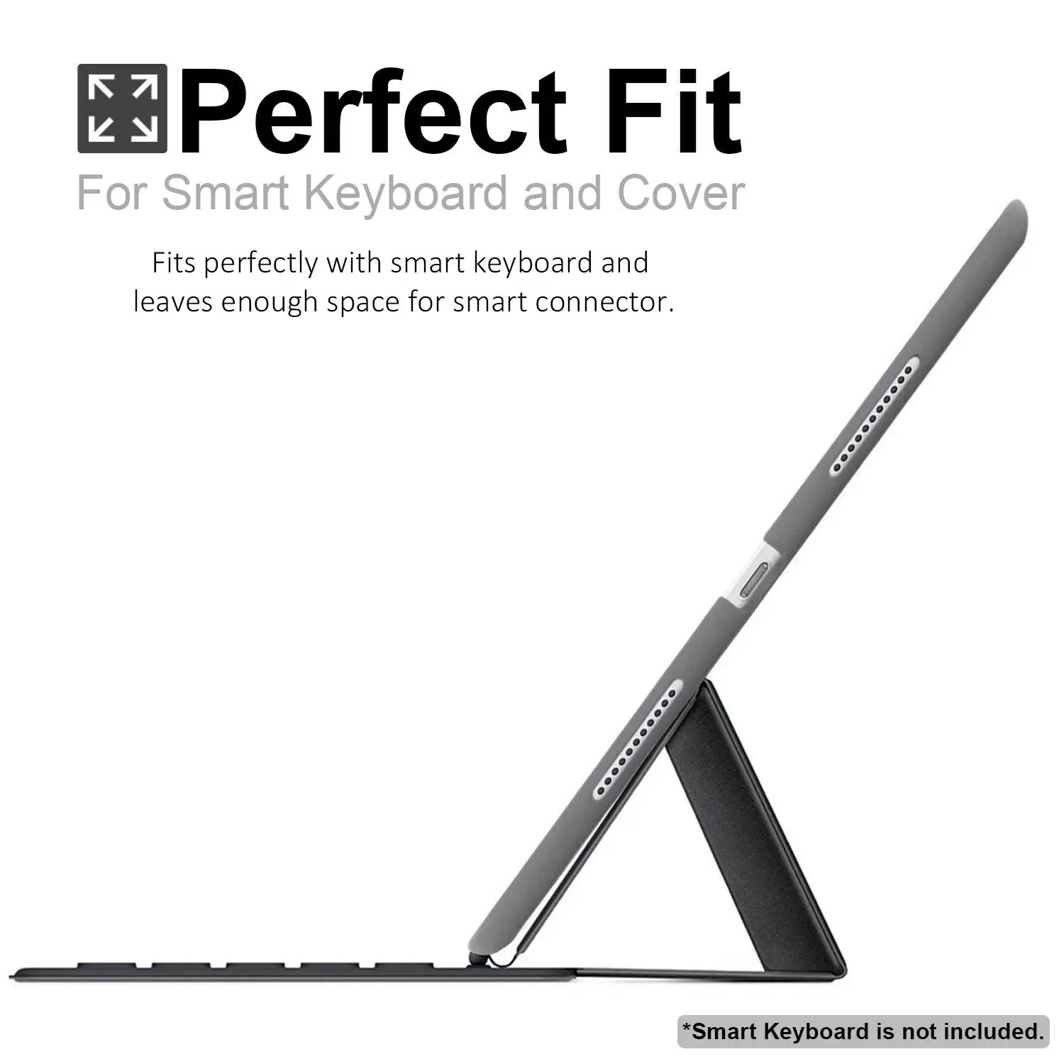 2017/2015 Чехол для iPad Pro 12 9 &quotсиликоновый чехол мягкий дюймов подходит с Умной