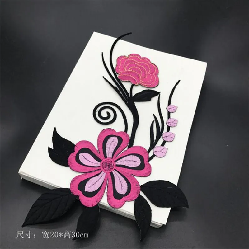 1 шт. цветок Cheongsam аппликация Одежда Вышивка патч ткань наклейка Железо на ремесло