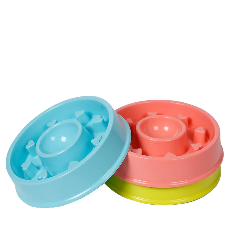 Миска для медленного кормления собак забавная Интерактивная Антикоррозийная