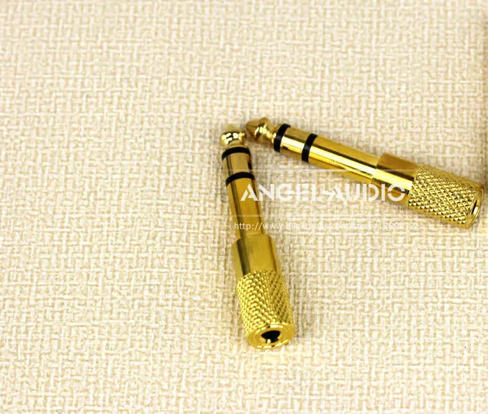 Высокое качество 3 шт./лот 1/4 &quot6 мм стерео разъем для 1/8&quot 5 TRS женский пианино