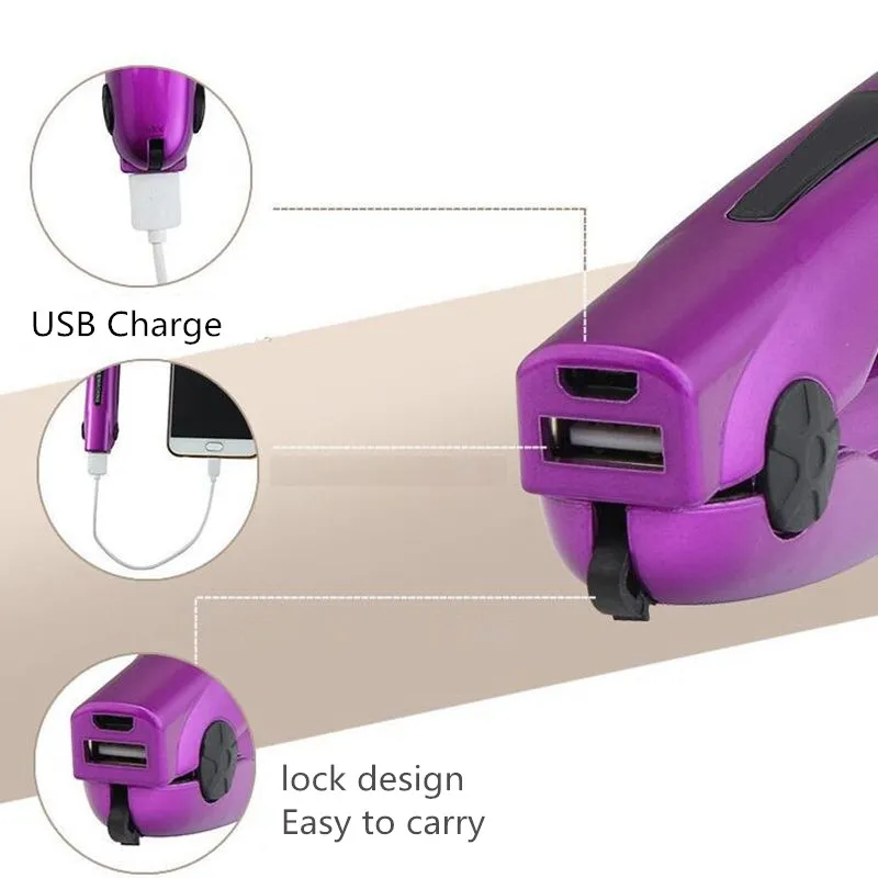 Беспроводной выпрямитель для волос с зарядкой от USB и керамическим