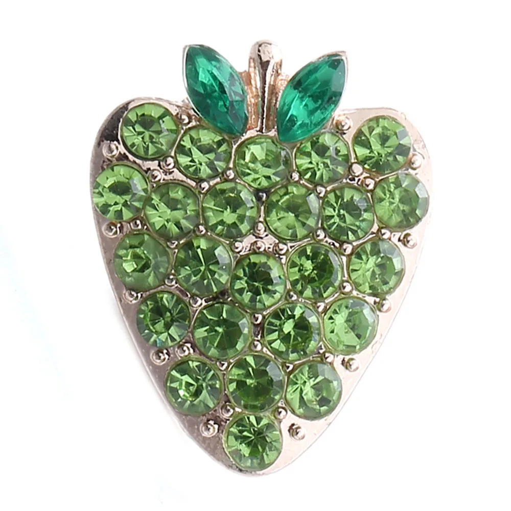 10 шт./лот новые кнопки из розового золота с клубничкой ювелирные изделия 18 мм