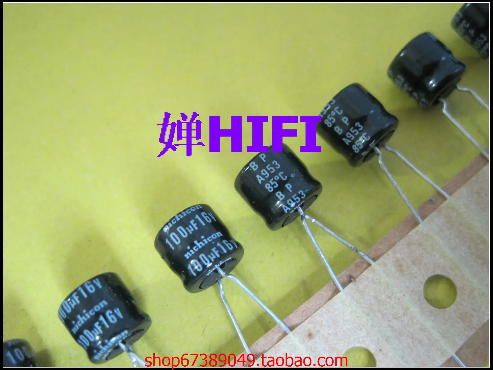 2020 hot sale 20PCS/50PCS Nichicon Japanese original NP-BP electrolytic capacitor 16v100uf 8x7 free shipping