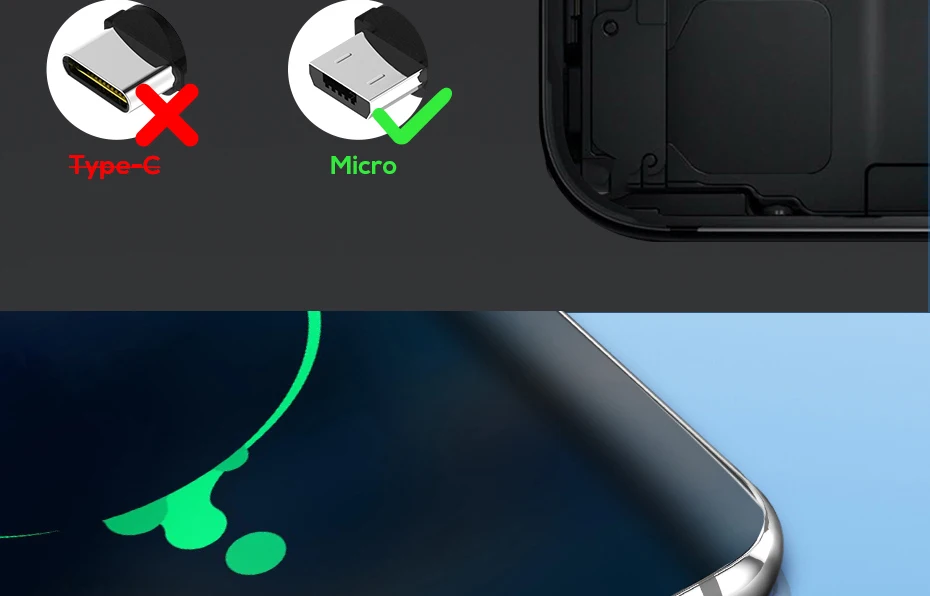 TOPK 1 м светодиодный магнитный USB кабель для быстрой зарядки данных Micro USB кабель для Galaxy S7 Xiaomi Redmi Note 4 планшет Android, телефон кабель