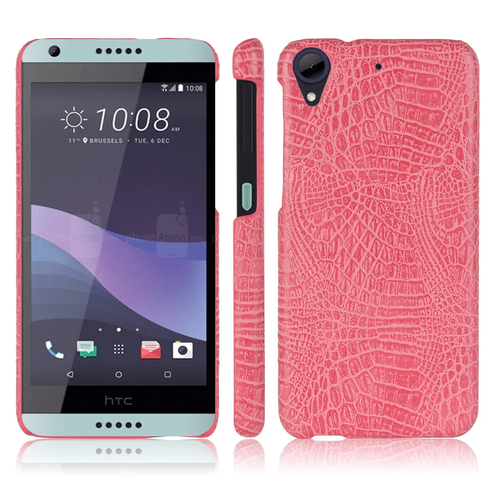 Крокодиловый Чехол для HTC Desire 626 D626 винтажный жесткий защитный чехол ПК телефона