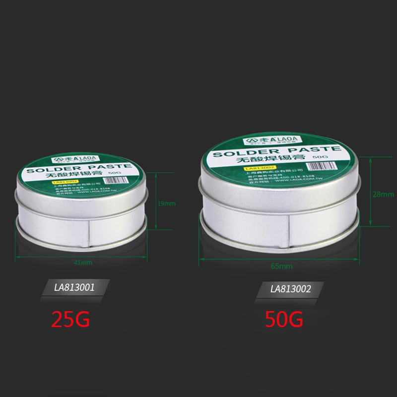 LAOA 25 г 50 г без кислоты SMD паяльная паста Флюс смазка SMT IC 10cc инструмент для ремонта паяльной платы
